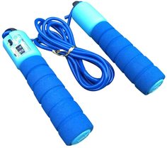 Скакалка со счётчиком прыжков JUMP ROPE Синий 102029 No Brand