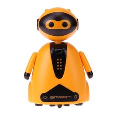 Индуктивная игрушка Робот с LED сенсором жёлтая 104250 No Brand