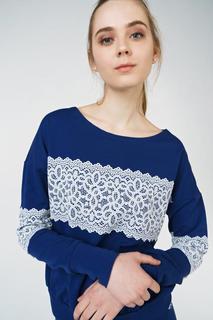 Толстовка женская Grishko AL - 3453 синяя 42 RU