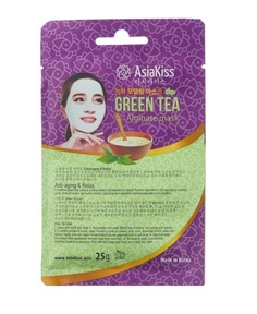 Маска AsiaKiss АК227 альгинатная с экстрактом зеленого чая 25 гр