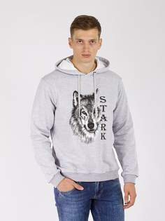 Толстовка мужская DAIROS GD69300877 серая XL