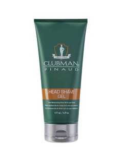 Увлажняющий гель для бритья Clubman Head Shave Gel прозрачный 177 мл