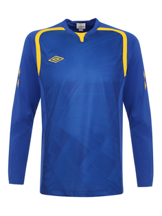 Футболка футбольная Umbro Ireland Jersey L/S, синяя, M