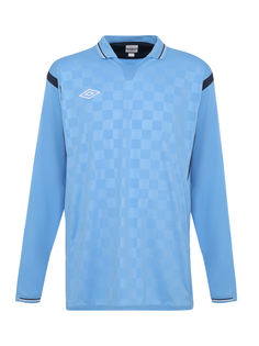 Футболка футбольная Umbro Westham Jersey L/S, голубая, XL