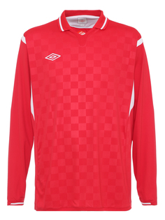 Футболка футбольная Umbro Westham Jersey L/S, красная, XL