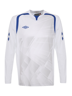 Футболка футбольная Umbro Ireland Jersey L/S, белая, XL