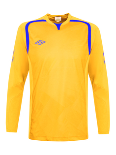 Футболка футбольная Umbro Ireland Jersey L/S, желтая, XL