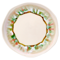 Тарелка Акцент розовая 24см Мадейра Top Art Studio