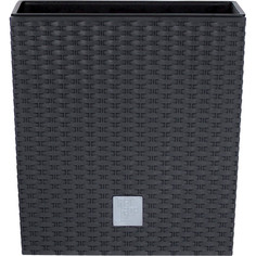 Кашпо для цветов Prosperplast Rato low 11/15,8 л, антрацит, DRTS265L-S433