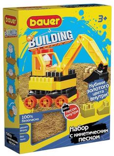 Конструктор Bauer Building Kinetic Стройка с кинетическим песком, с бульдозером Бауэр