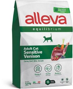 Сухой корм для кошек Diusa Pet Equilibrium Sensitive , оленина, 0.4кг
