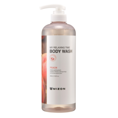 Гель для душа MIZONс экстактом персика, MY RELAXING TIME BODY WASH [PEACH], 800мл