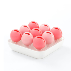 Шкатулка для мелочей Blonder Home BH-BX-05, 9 мячиков-держателей, цвет розовый, 12×12×5,5