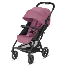 Коляска прогулочная Cybex eezy s+ 2 blk magnolia pink с дождевиком и бампером