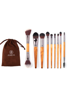 Набор профессиональных кистей для макияжа ZOREYA 9 шт ZZ9