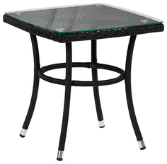 Стол для дачи Hoff Sconto 80363765 black 50x50x52 см