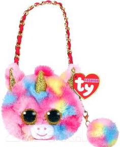 Мини-сумочка TY Фантазия единорог разноцветная 95215