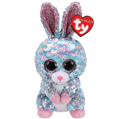 Мягкая игрушка TY Рейндроп кролик, с пайетками 15см 36357