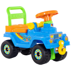 Машина-каталка Полесье Джип 4х4 № 2 Голубой без звукового сигнала Molto