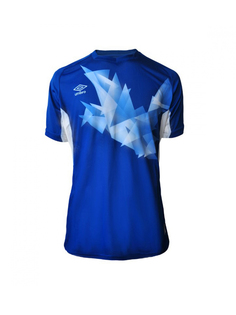 Футболка футбольная Umbro Origami Jersey SS, синяя/белая, S