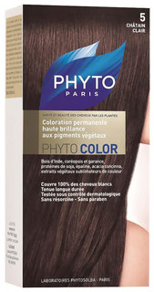 Краска для волос Phytosolba Phyto Color 5 Светлый шатен, 60 мл