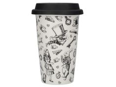 Кружка с силиконовой крышкой Алиса в стране чудес 350мл Creative Tops