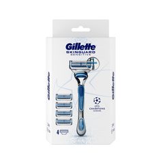 Мужская бритва Gillette Skinguard Sensitive с 4 сменными кассетами