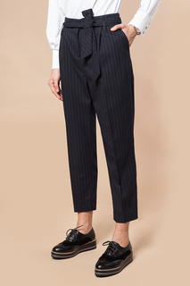 Брюки женские Vilatte D24.422 синие 46