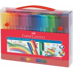 НАБОР "ФАБЕР КАСТЕЛЛ" фломастеров Коннектор 60 шт. арт 155560 Faber Castell
