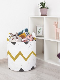 Корзина для игрушек JoyArty Зигзаговая строгость 35x35 см