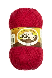 Пряжа Adelia Kiss, 100% полиэстер, 10*50 г, 145 м+-7 м, №13, бордовый