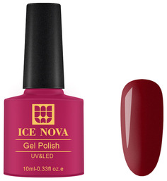 Гель-лак для ногтей Ice Nova Gel Polish UV-LED 017 бордовый 10 мл