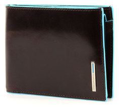 Портмоне Piquadro Blue Square, цвет коричневый, 12,5х9,5х2,5 см
