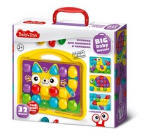 Мозаика для малышей в чемодане Baby Toys. Котик Десятое королевство