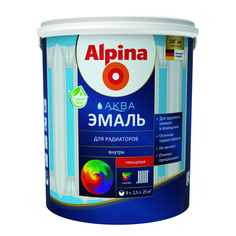 Эмаль Alpina Аква для радиаторов колеруемая 0,9 л