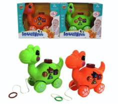 Каталка на веревочке Наша игрушка Динозаврик