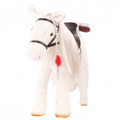 Мягкая игрушка Gotz Лошадь белая с расческой
