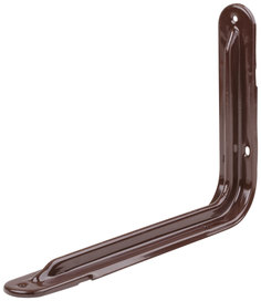 Уголок-кронштейн усиленный коричневый 160х250 мм (1,0 мм) FIT 65968 F.It