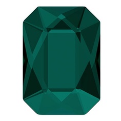 Кристаллы Swarovski цветные 14*10 мм 6 шт в пакете изумрудный