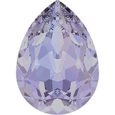 Кристаллы Swarovski цветные 18*13 мм 4 шт в пакете светлый сиреневый