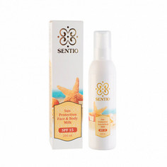 Молочко солнцезащитное для лица и тела SPF 15 Sentio 200 мл