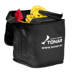 Набор жерлиц оснащенных 10 шт Тонар ЖЗО-04 в сумке, подставка 185, катушка 63 мм