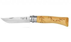 Нож складной Opinel №7 VRI Nature-Leaves