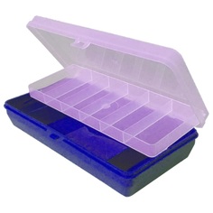 Коробка Тривол ТИП-5 ультрамарин 210х110х50мм, двухъярусная c микролифтом, крышка прозрач