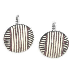 Серьги из бижутерного сплава с деревом Nature Bijoux NB20.2-12-75035