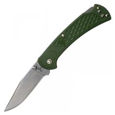 Нож складной,сталь 420HC, рукоять зеленый нейлон B0112ODS2 112 Slim Select Buck