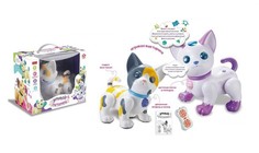 Интерактивная игрушка Junfa на р/у, Котенок ZY812269, свет, звук