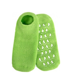 Носочки увлажняющие с экстрактом зеленого чая, Beauty Style