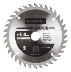 Пильный диск по дереву Stayer 3682-150-20-36