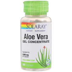Алоэ Вера гель концентрат Solaray Aloe Vera Gel Concentrate капсулы 100 шт.